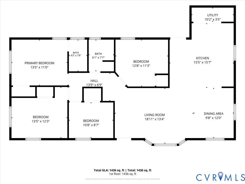 1811 Murdoch Road, Henrico, VA 23229 Floor plan