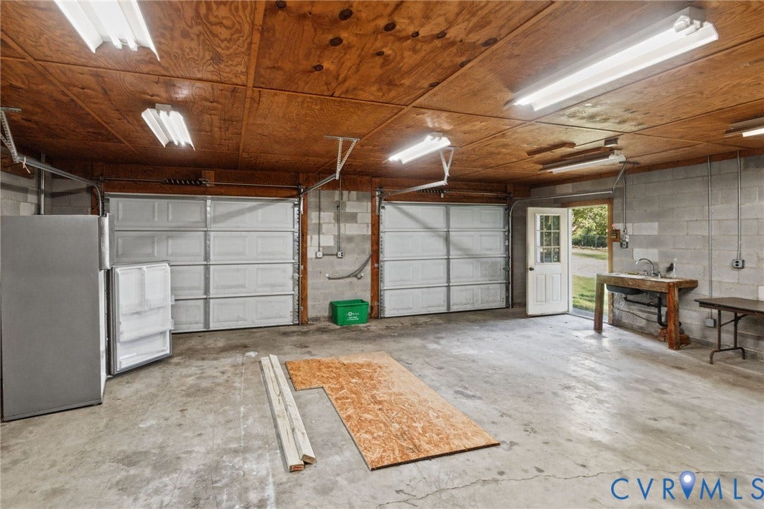 1629 Chippewa Lane, Powhatan, VA 23139 inside of garage with electricity and water