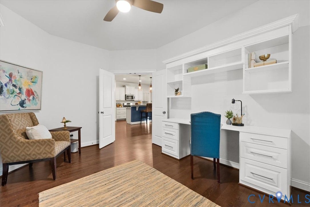 1372 Miners Trail Road, Midlothian, VA 23114 Murphy Bed,Ceiling Fan, Built in Desk and Cabinets