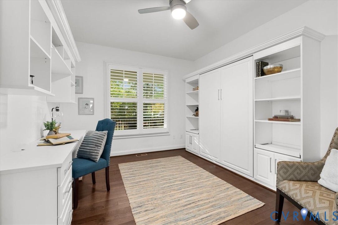 1372 Miners Trail Road, Midlothian, VA 23114 Murphy Bed,Ceiling Fan, Built in Desk and Cabinets