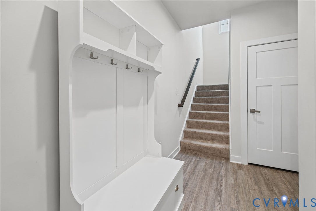 6525 Liddy Circle, Glen Allen, VA 23060 Mudroom complete with dropzone cabinet and coat closet.