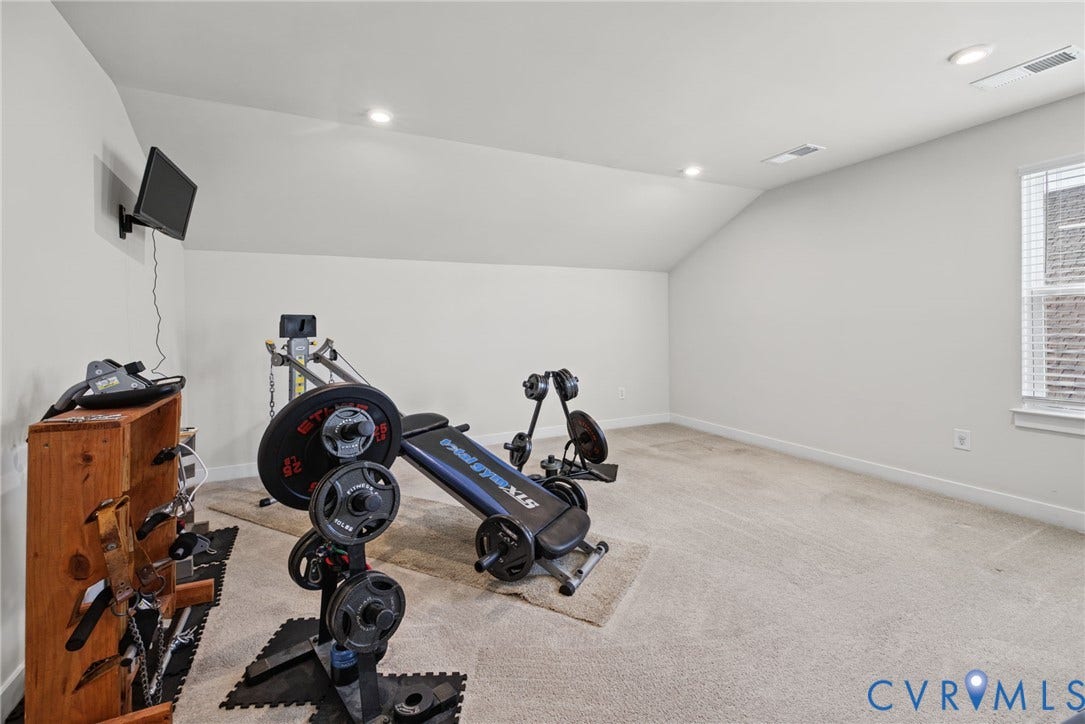 6525 Liddy Circle, Glen Allen, VA 23060 Flexible 2nd floor loft space. Use as a den, media room, office or gym. Endless possibilities.