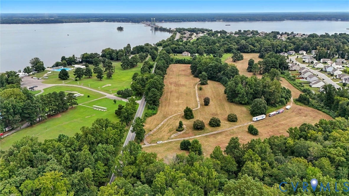 1100 Jordan Point Road, North Prince George, VA 23860 Expansive acreage featuring mature tree stands, cleared terrain, and proximity to the waterfront