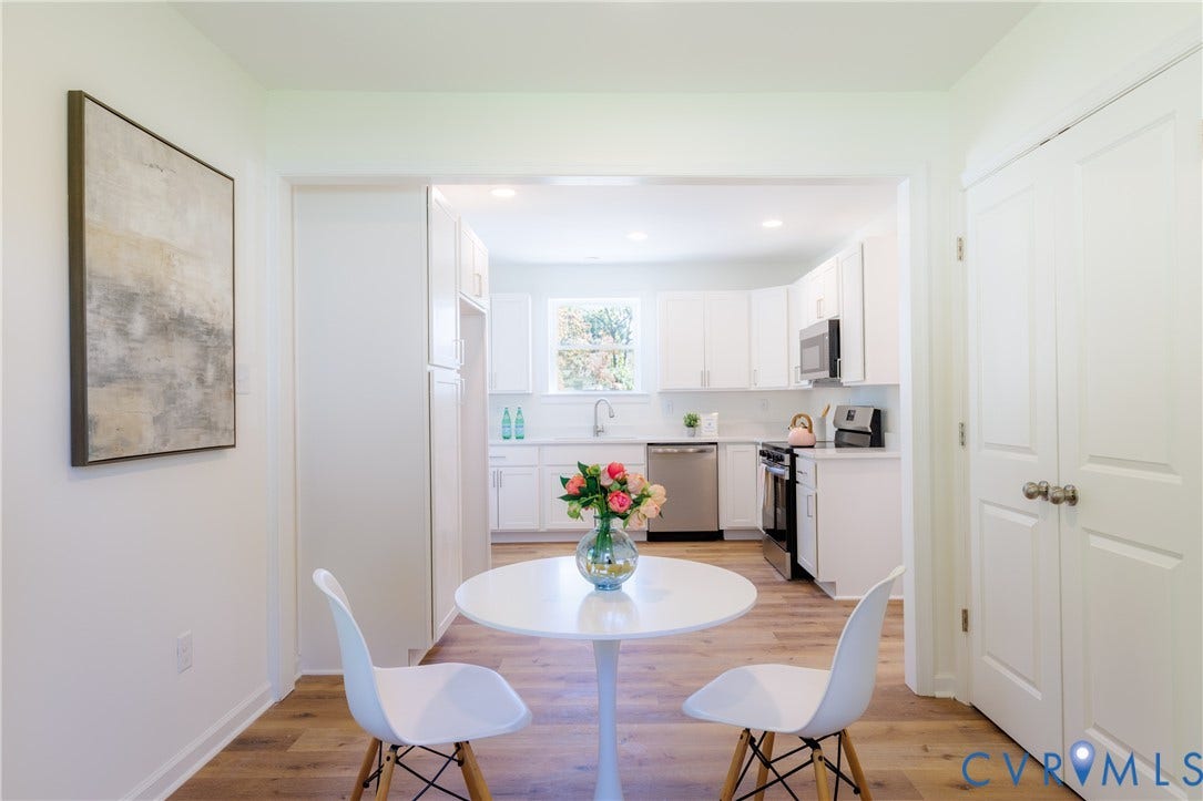 2213 W City Point Road, Hopewell, VA 23860 Breakfast area open to the kitchen