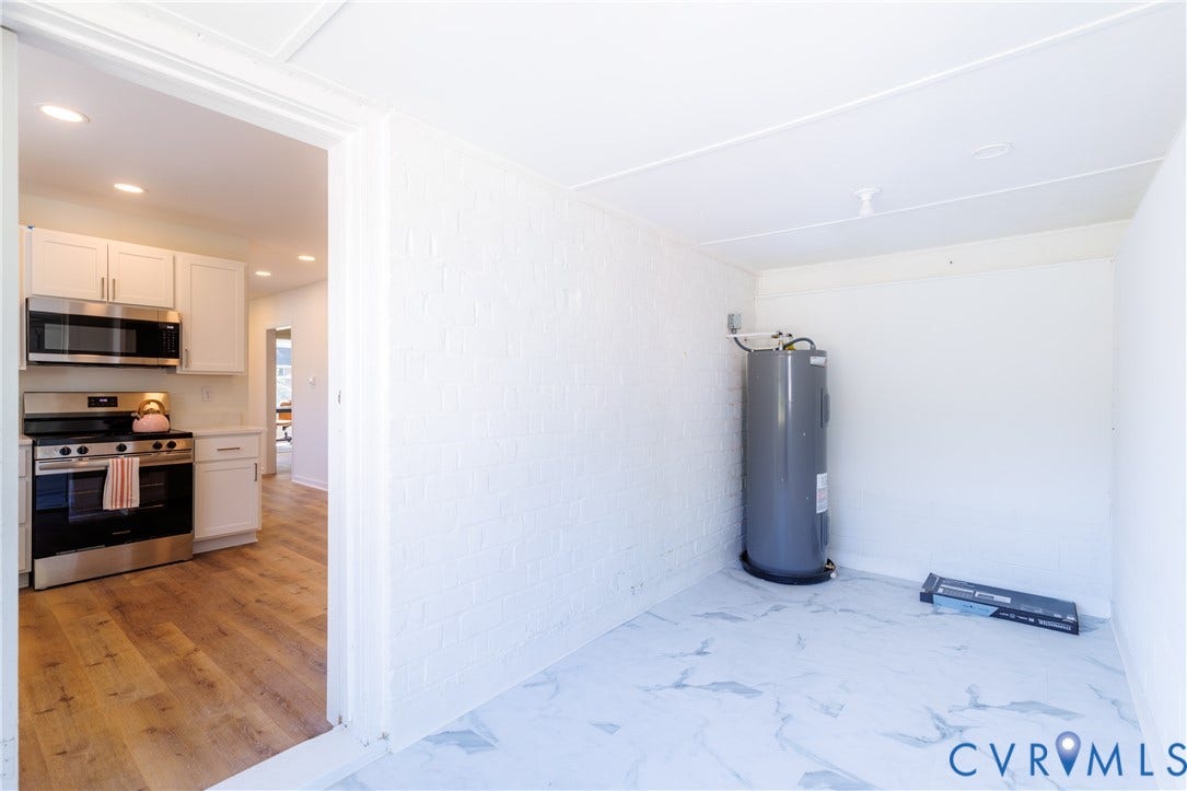 2213 W City Point Road, Hopewell, VA 23860 Mudroom with rear exterior door