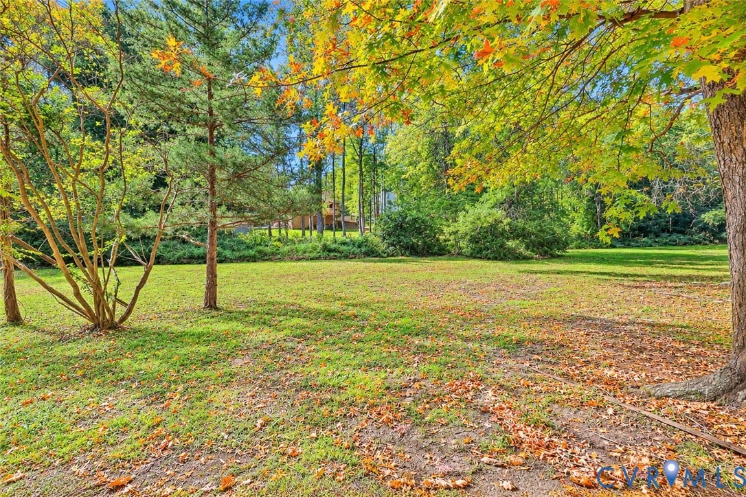 11947 W Briar Patch Drive, Chesterfield, VA 23113 Expansive grounds featuring mature trees and established perimeter landscaping