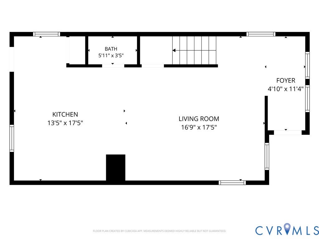 851 E Bank Street, Old Towne, Petersburg, VA 23803 Floor plan