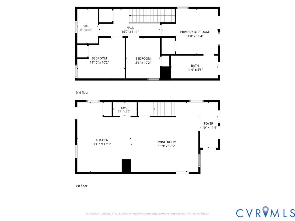 851 E Bank Street, Old Towne, Petersburg, VA 23803 Floor plan