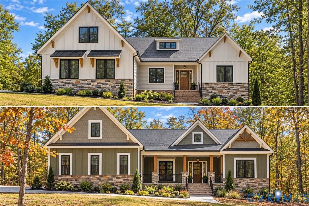 1525 Palmore Road, Country Life, Powhatan, VA 23139 To be built Examples of the floor plan