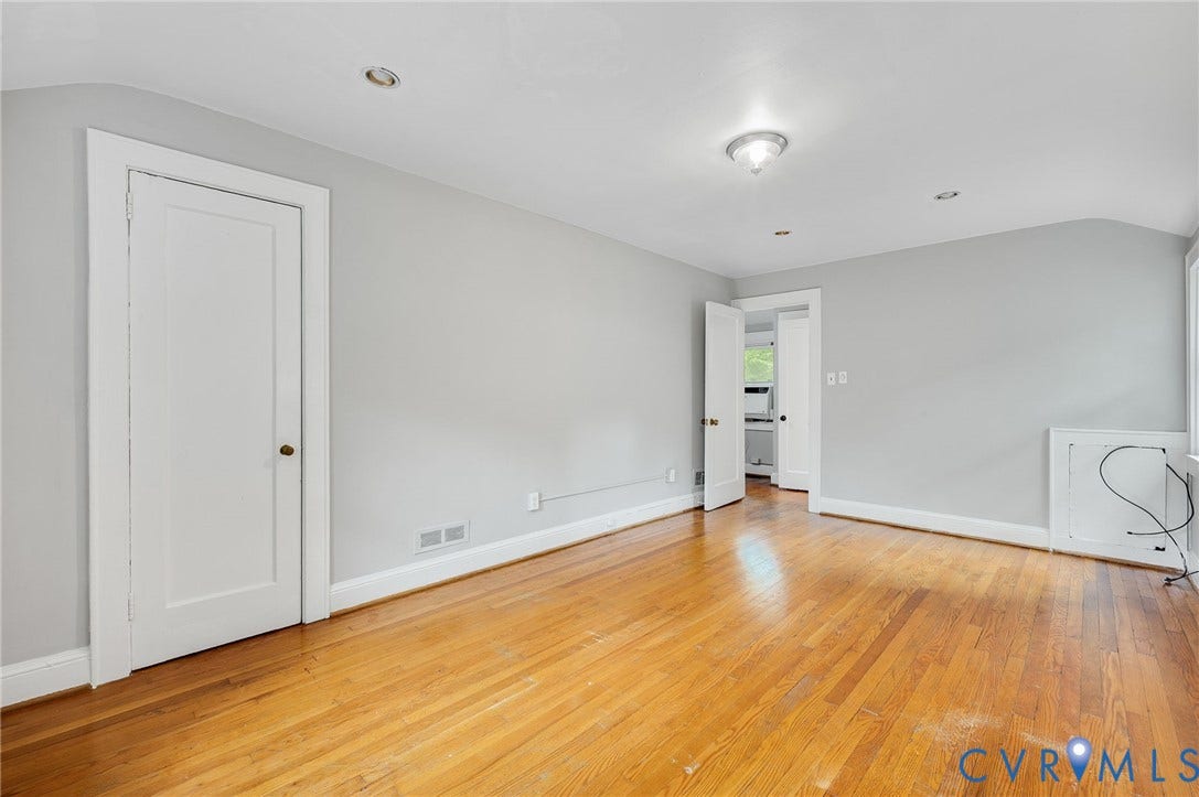602 N 39th Street, Chimborazo, Richmond, VA 23223 Hardwood flooring, neutral wall paint, recessed lighting, and solid core interior doors