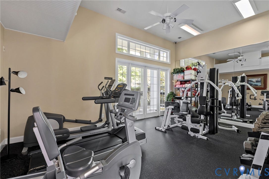 4914 Terrace Arbor Circle, Midlothian, VA 23112 Community Clubhouse Workout Room