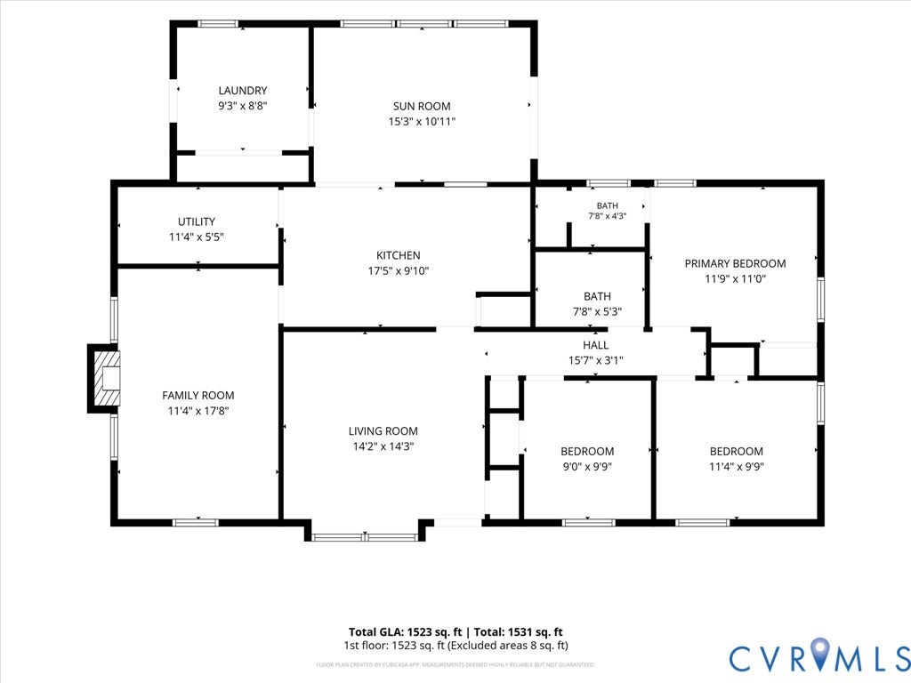 503 Briarwood Circle, Jefferson Circle, North Prince George, VA 23860 Floor plan