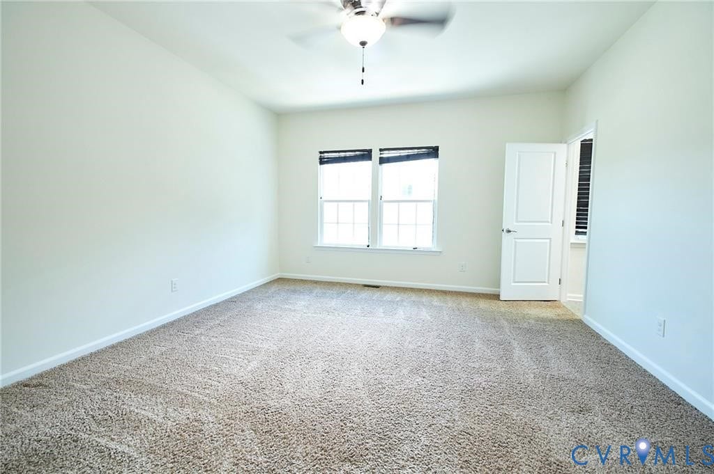 11316 Duncan park Court, Glen Allen, VA 23060 Neutral-toned carpeting, dual-pane windows, and a central ceiling fan with integrated lighting fixture