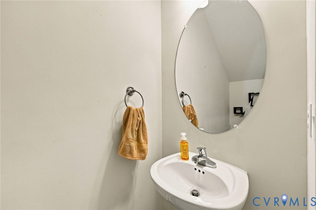 1002 Opal Street, #103, Bennetts Creek Quarter, Suffolk, VA 23435 Half bath downstairs