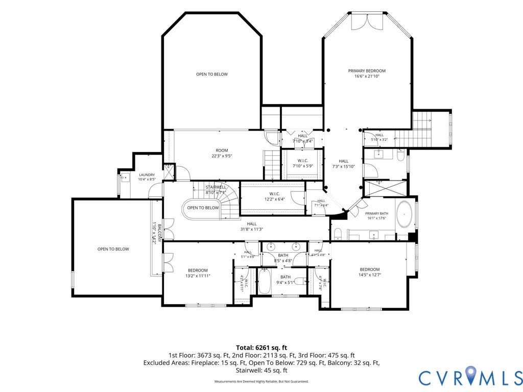 11429 Barrington Bridge Court, Henrico, VA 23233 Floor plan - Second Floor