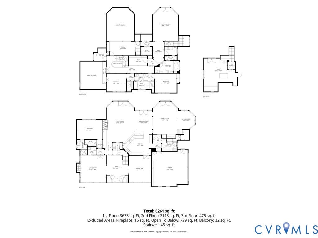 11429 Barrington Bridge Court, Henrico, VA 23233 Floor plan - Combined
