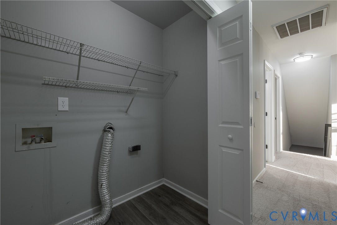 7009 Summers Trace Court, Chesterfield, VA 23832 Utility area on the 2nd level with dual-level wire shelving