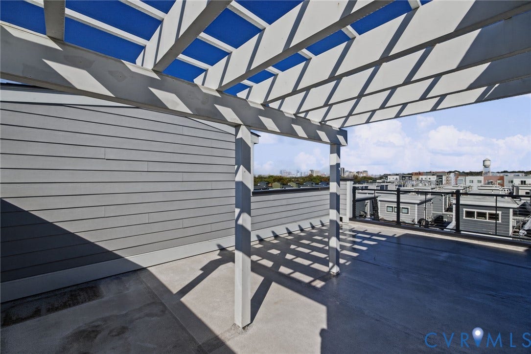 15 Flatwater Row, #B, Henrico, VA 23231 Rooftop Terrace