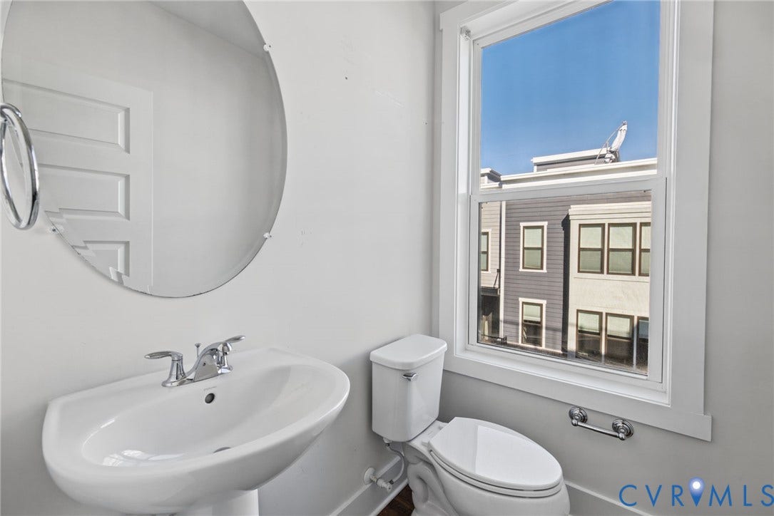 15 Flatwater Row, #B, Henrico, VA 23231 Half Bath on Main Floor