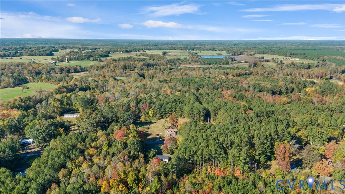 19614 Manson Church Road, Mc Kenney, VA 23872 Expansive acreage featuring dense woodland, mature timber, rolling terrain, and open pasture land