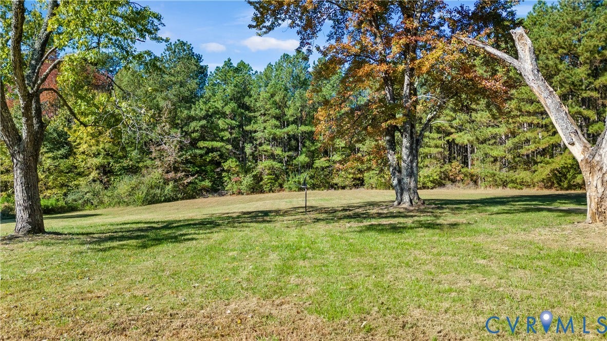 19614 Manson Church Road, Mc Kenney, VA 23872 Expansive grassy acreage featuring mature deciduous and coniferous trees