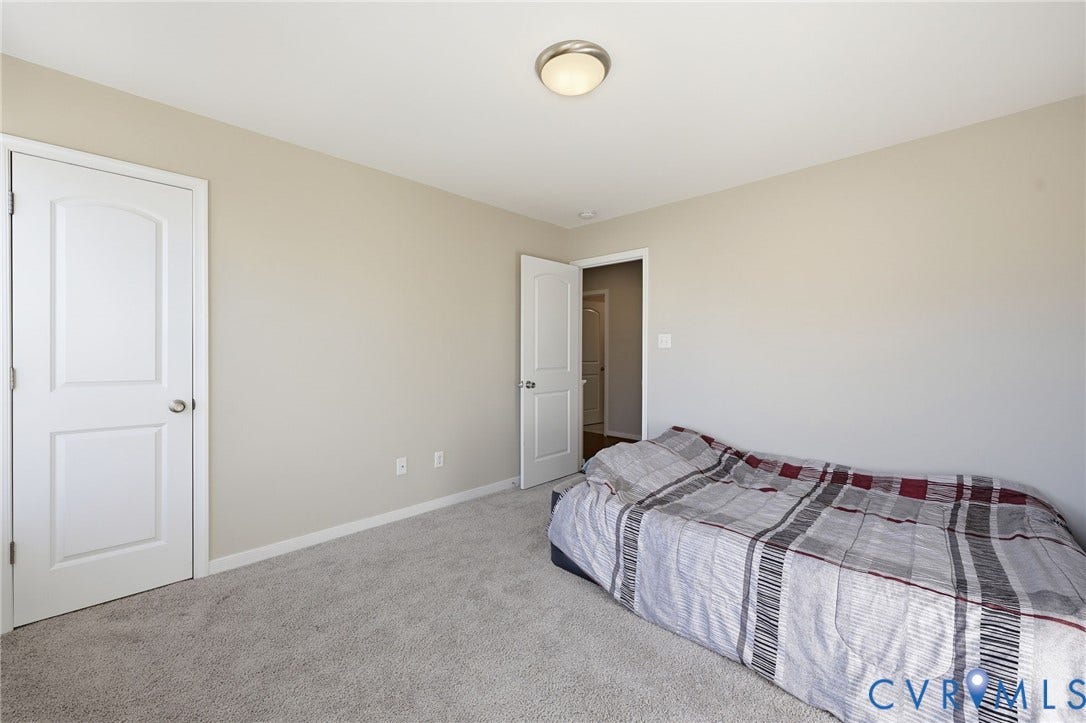 6614 Gills Gate Drive, Chesterfield, VA 23832 Neutral-toned room featuring neutral wall paint, wall-to-wall carpeting, flush-mount ceiling lighting, and two-panel interior doors