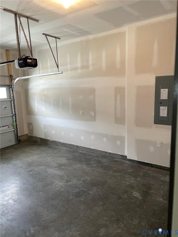 10823 Farmstead Mill Drive, Henrico, VA 23059 Garage with a garage door opener and electric panel