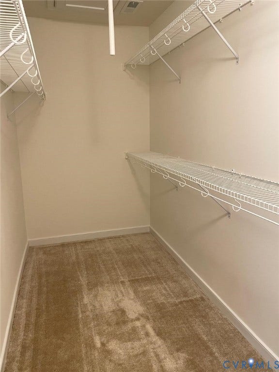 10823 Farmstead Mill Drive, Henrico, VA 23059 Walk in closet featuring carpet floors