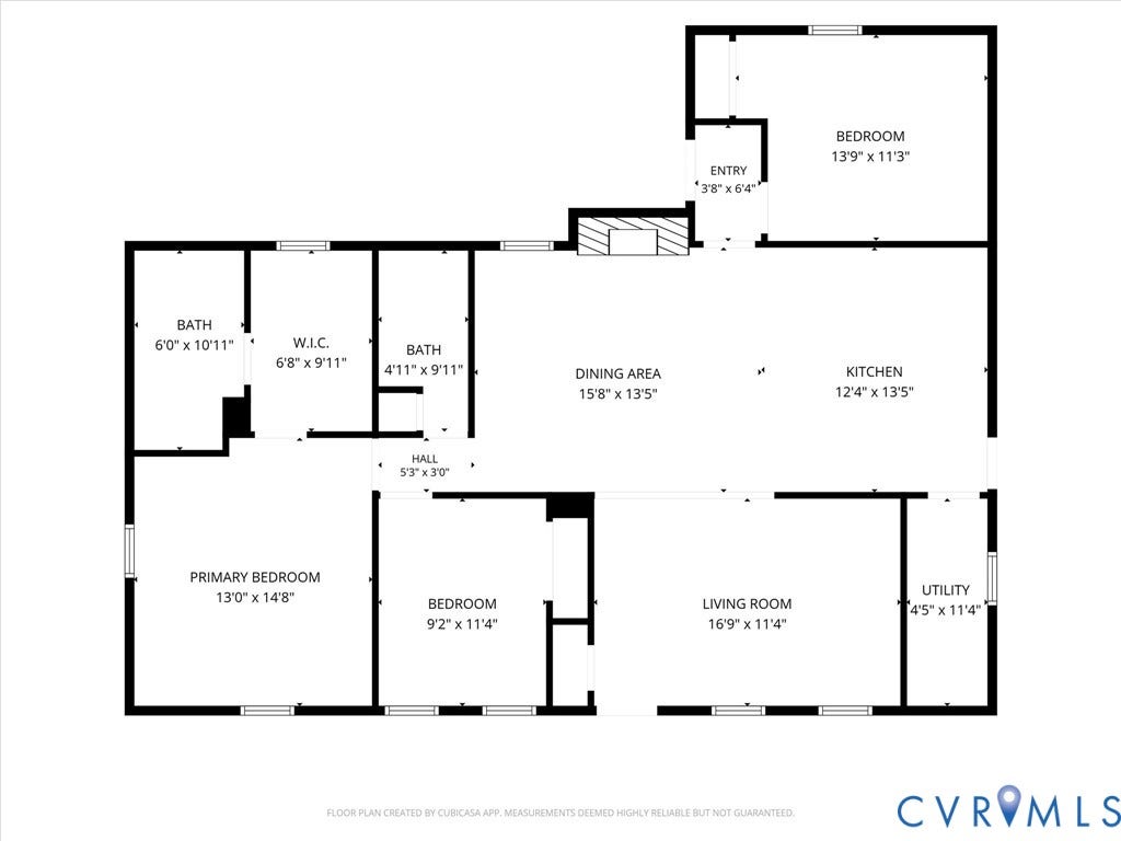 5504 Chanson Road, Salem Woods, North Chesterfield, VA 23237 Floor plan