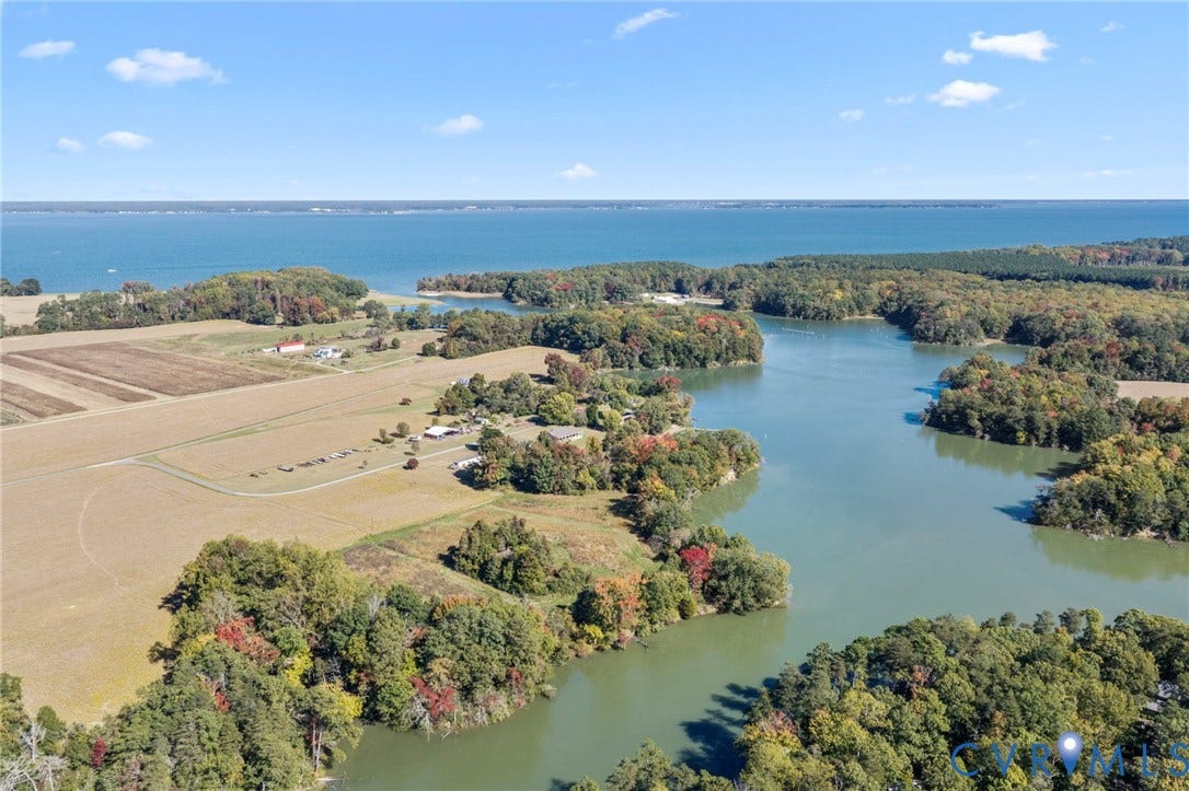 293 Gordon Road, Frank Gordon Estate, Kinsale, VA 22488 Picturesque Bonum on its way to the Potomac