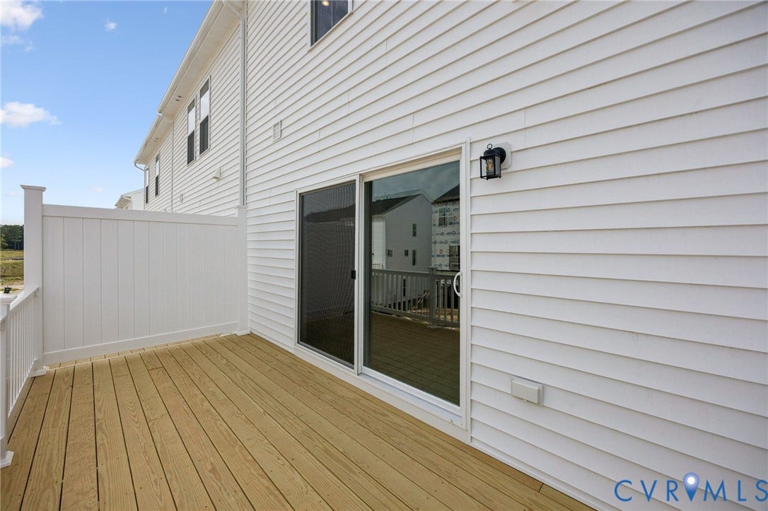 15319 Oasis Sun Way, Oasis Townhomes, Midlothian, VA 23112 Deck