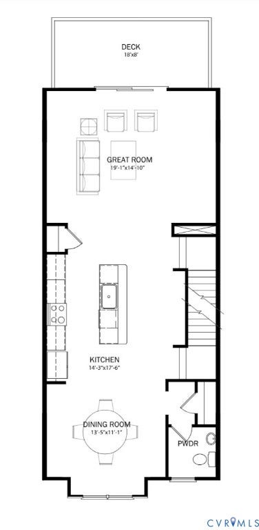15319 Oasis Sun Way, Oasis Townhomes, Midlothian, VA 23112 Second Floor
