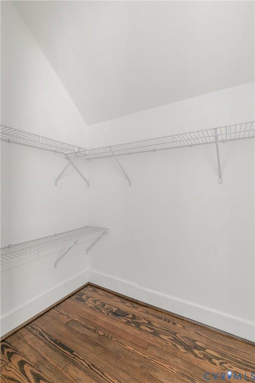 24 N Elm Avenue, Henrico, VA 23075 Storage area featuring wood-finish flooring and white wire shelving