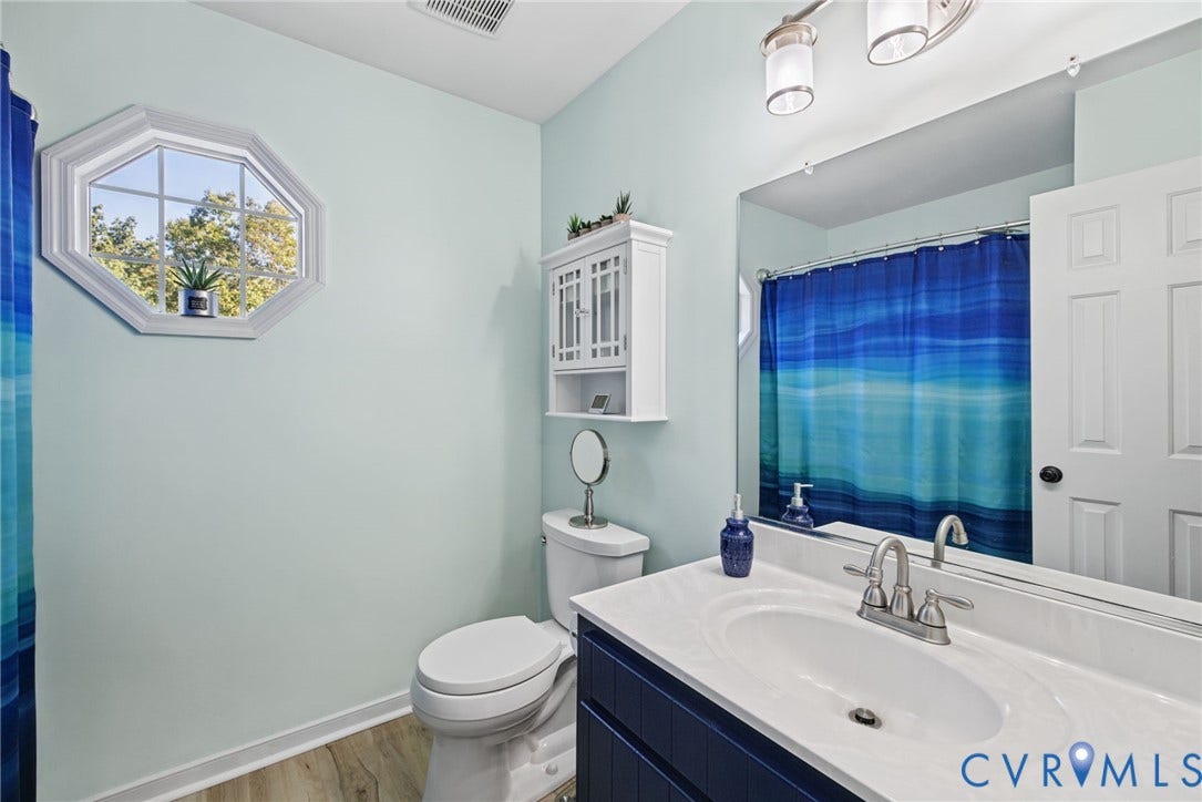 Full Bath on Second Floor