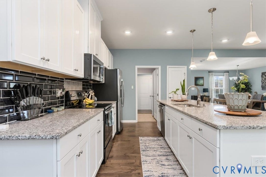 5325 Sandy Ridge Court, Chesterfield, VA 23832 Granite Counters, pantry, large island, new scratch proof high end LVP