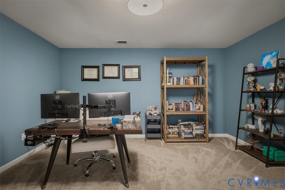 5325 Sandy Ridge Court, Chesterfield, VA 23832 Basement Office, potential 4th bedroom
