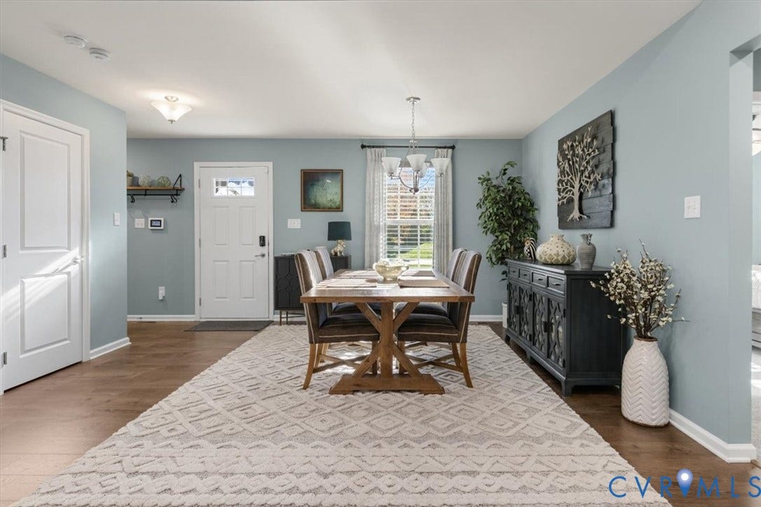 5325 Sandy Ridge Court, Chesterfield, VA 23832 Dining Room with new scratch proof high end LVP