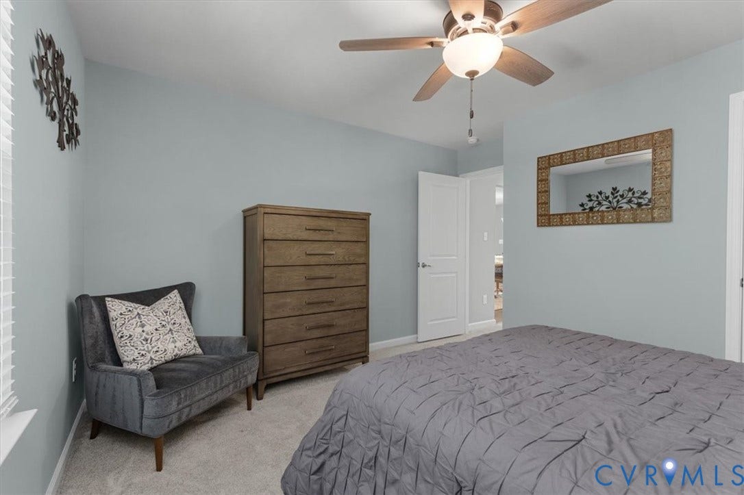 5325 Sandy Ridge Court, Chesterfield, VA 23832 Bedroom 3 with Stain proof/pet proof carpet