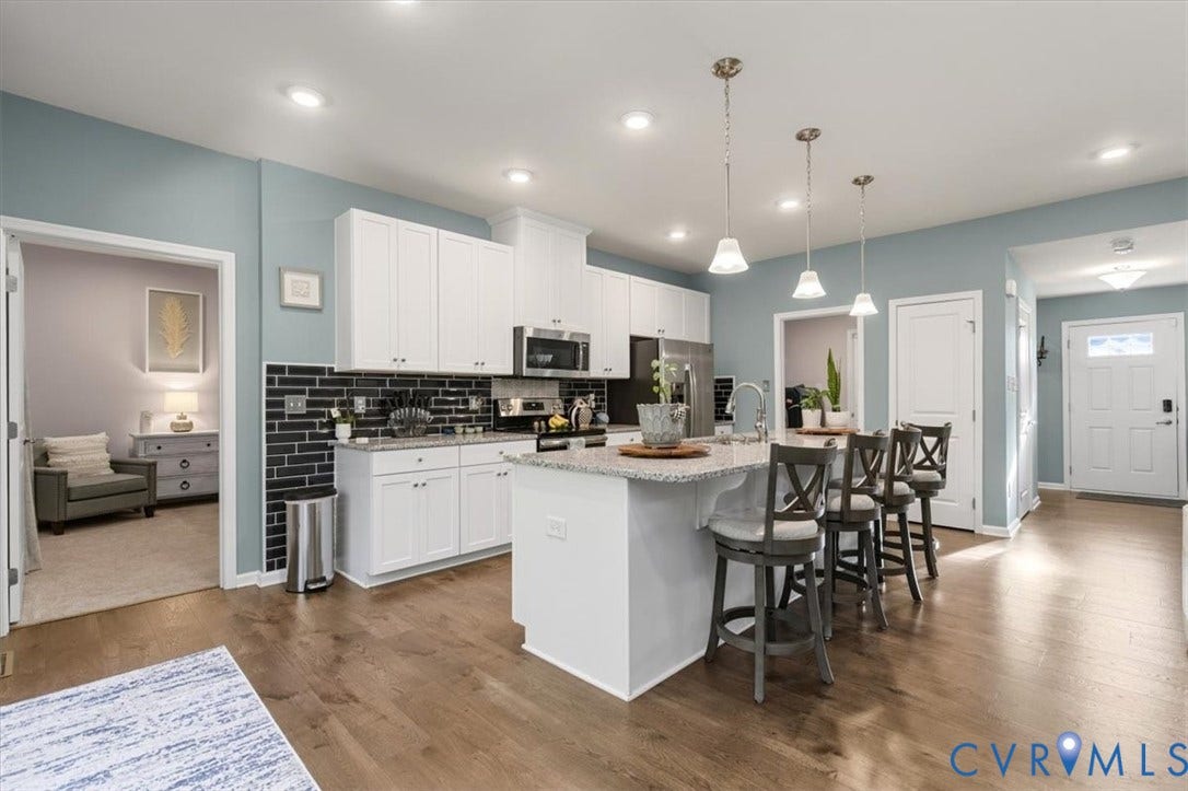 5325 Sandy Ridge Court, Chesterfield, VA 23832 Granite Counters, pantry, large island, new scratch proof high end LVP