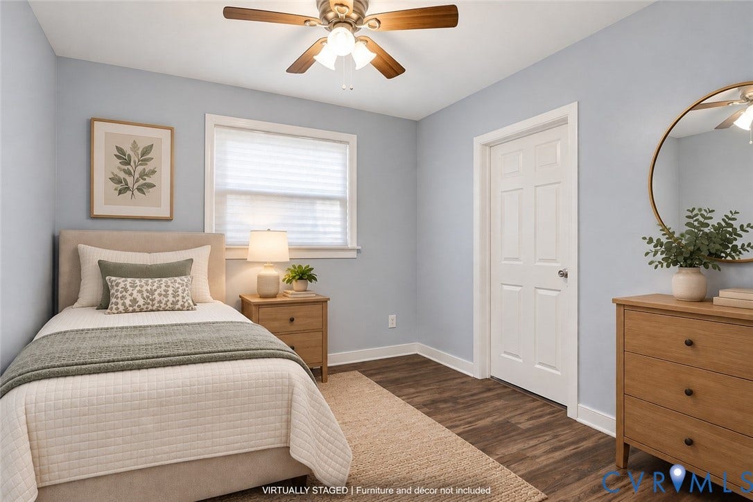 7304 Bowler Street, Henrico, VA 23228 Bedroom 2-Virtually staged