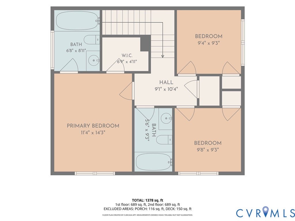 637 Ellens Haven Alley, Highland Grove, Richmond, VA 23222 Floor plan