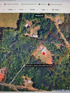000 Hancock Mill Rd, Mineral, VA 23117 Property Plat Map. Aerial documentation of boundary lines and geographical position of the property