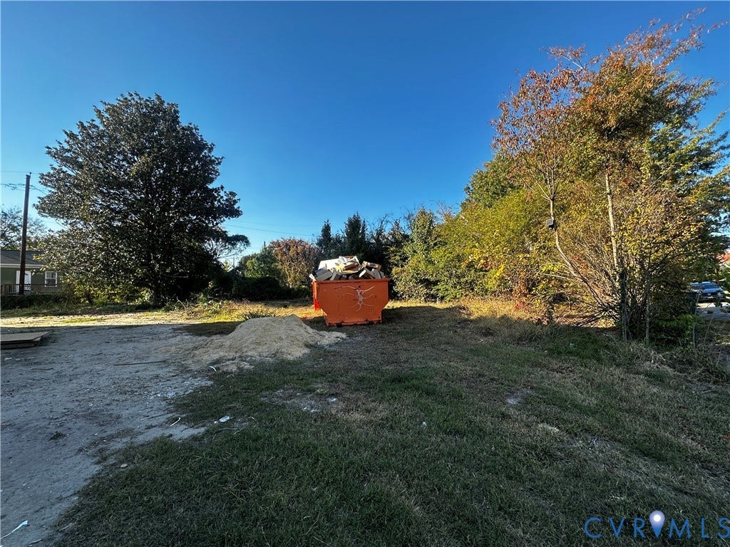 1914 Miller Avenue, Richmond, VA 23222 Cleared parcel of land featuring mature trees and established perimeter vegetation