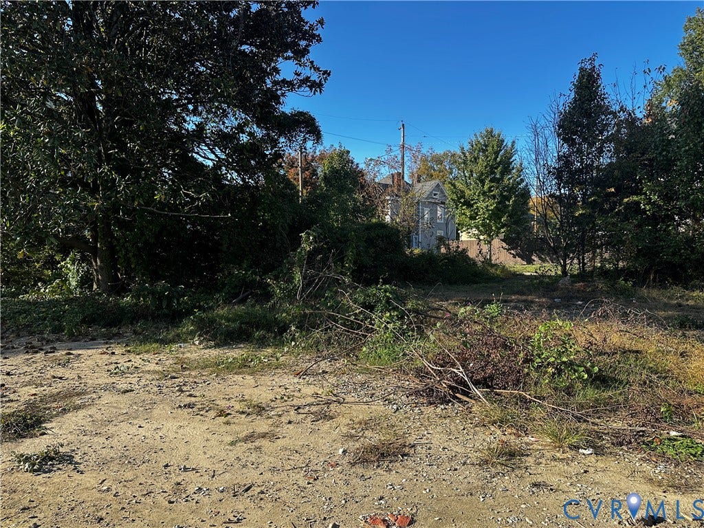 1914 Miller Avenue, Richmond, VA 23222 Expansive lot featuring mature trees and established perimeter vegetation