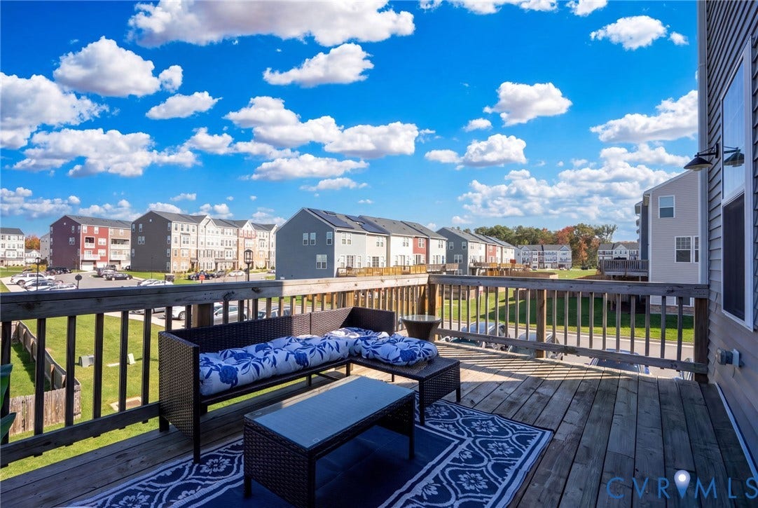 640 Rivanna Hill Road, Glen Allen, VA 23060 With room for comfortable seating and easy access to the main living area, the deck extends your space for relaxing and entertaining.