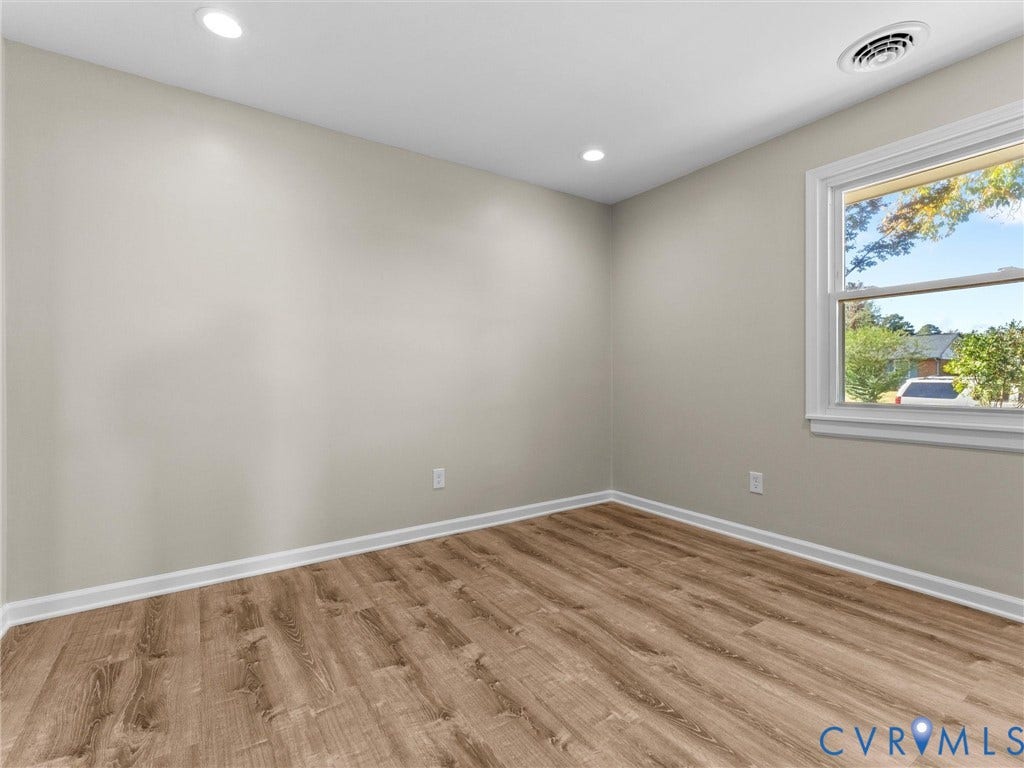 3303 Jowin Lane, Henrico, VA 23223 Interior room featuring wood-finish flooring, neutral wall paint, and recessed lighting