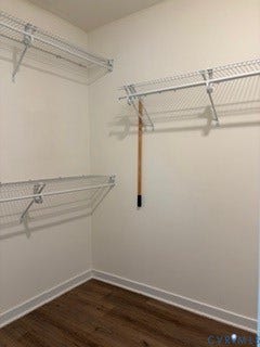 2144 Perennial Circle, Henrico, VA 23233 Walk-in closet featuring wood-finish flooring and multi-level white wire shelving