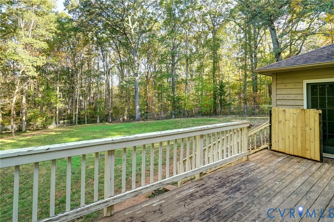 2180 Gum Drive, Smokey Hollow, Manakin Sabot, VA 23103 Additional View from Deck