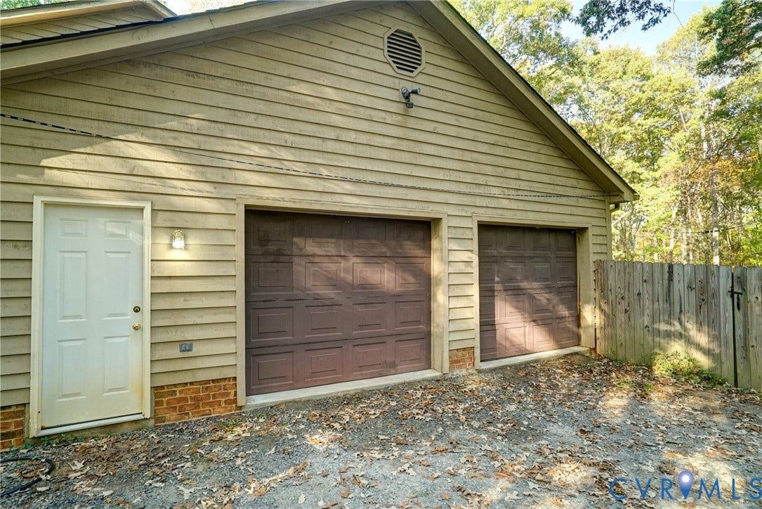2180 Gum Drive, Smokey Hollow, Manakin Sabot, VA 23103 Pedestrian Door Entry to Garage