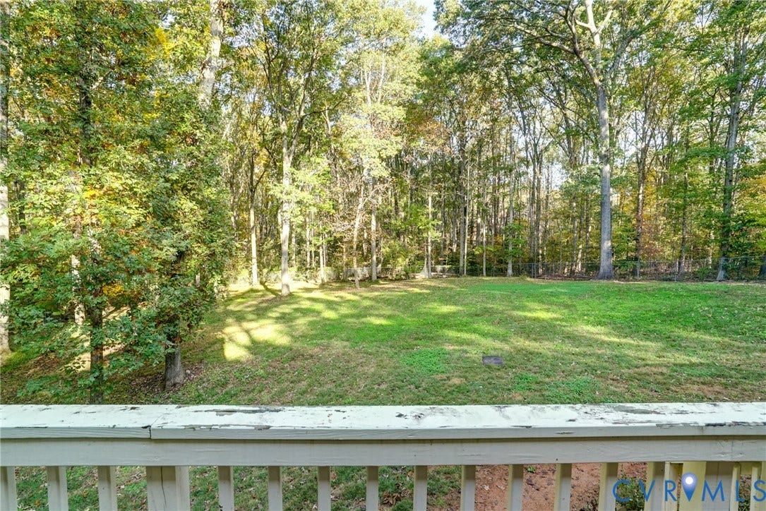 2180 Gum Drive, Smokey Hollow, Manakin Sabot, VA 23103 Rear Yard is Huge and Surrounded by Hardwoods